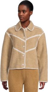 Куртка UGG Ellison Uggfluff Shell Jacket, цвет Sand Heather