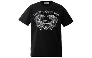 Футболка унисекс Onitsuka Tiger, черная