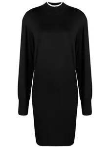 Платье мини с воротником-стойкой Remain, черный