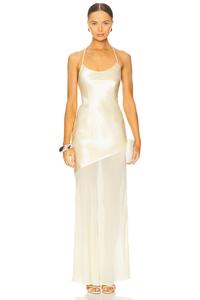 Длинное платье Samani от Runaway The Label, lemon