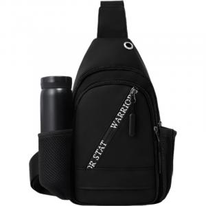 WARRIOR Полиэстеровая слинг-сумка Unisex Night Shadow Black