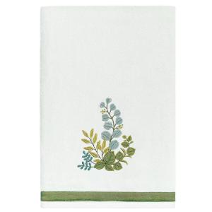 Linum Home Textiles Турецкий хлопок Botanica Набор из 3 украшенных полотенец, бежевый