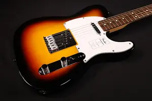 Fender Standard Telecaster с грифом из лаврового дерева и белым пластиковым щитом, 3-цветный солнечный взрыв 365