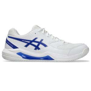 Мужские теннисные кроссовки для паделя ASICS Gel Dedicate 8 PADEL – белые/тёмно-кобальтовые