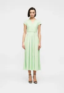 Платье viclara с v-образным вырезом и длиной до щиколотки, коктейльное платье/вечернее платье Vila, Smoke Green