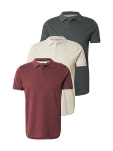 Рубашка ABOUT YOU Robin, бежевый/темно-зеленый/темно-красный