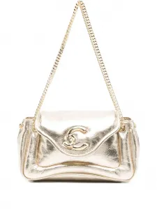 Маленькая сумка на плечо C-Me с логотипом Coccinelle, золотистый