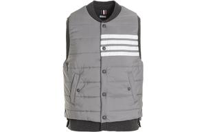 THOM BROWNE Серая мужская жилетка, Gray