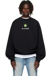 Оверсайз худи «Будь собой» Vetements, черный