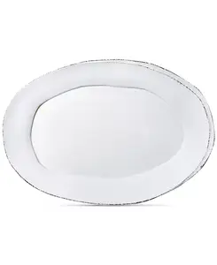Овальное блюдо из коллекции Lastra Vietri, white