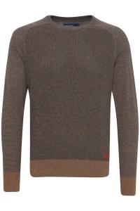 Пуловер BLEND Strick, коричневый