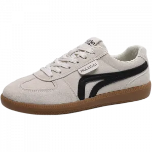 Mulinsen Женские повседневные низкие туфли Wear-Resistant Coverage бежево-черные, цвет Beige Black