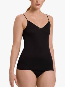 Хлопковый бесшовный топ-ками Hanro, Black