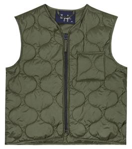 Пуховик жилет Il Gufo, зеленый