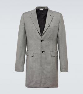 Проверенная шерстяная куртка Comme des Garçons Homme Deux, Black/Natural