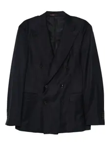 Костюм с двубортным пиджаком Canali, синий