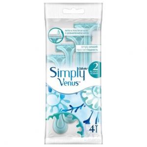 Одноразовая бритва для женщин, 4 шт. Gillette, Simply Venus