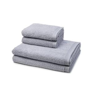 Superwuschel Набор полотенец Möve (4 шт), 50x1x100 см, серебряный