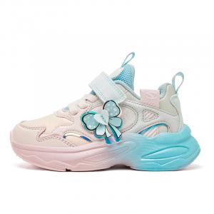 Нескользящая детская обувь для повседневной носки HOBIBEAR, розовый/синий