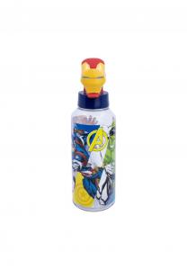 Детская бутылка для воды 3D с принтом Железный человек Marvel Avengers 560 мл Cofi