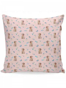 Подушка Mr & Mrs Panda 40x40 Hund Blume, розовый