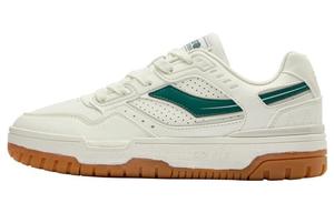 Кроссовки для скейтбординга Inheritance 2.0 женские с низким верхом, белые/зеленые Qiaodan