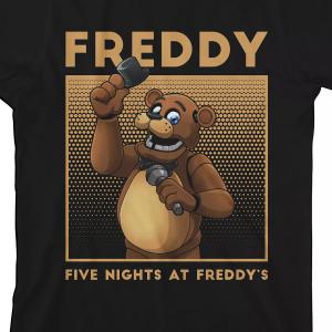 Футболка Five Nights At Freddy's Fazbear для мальчиков 8–20 лет с рисунком Licensed Character