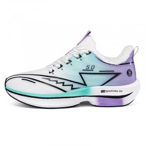 Детские кроссовки для бега с низким верхом, Slip Resistant, Abrasion Resistant, Rebound, Breathable, с легкой амортизацией QIQUDUCK, sunrise[fleece-lined thermal][full-length carbon plate technology]