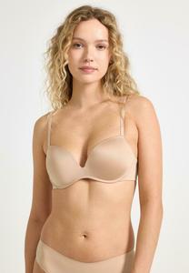 Бюстгальтер пуш-ап SHINY MICRO Lindex, бежевый