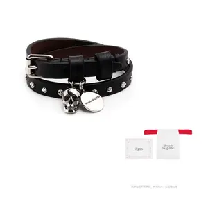 Браслет женский Alexander McQueen, серебряный