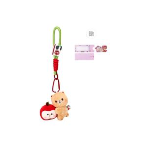 Очаровательный кулон Apple мирный радостный медвежонок плюшевая кукла высота 10см AOLETU