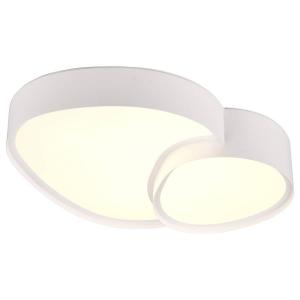 Потолочный светильник Trio Rise, железо / акриловое стекло - белый - 44 x 36 см