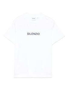 Aspesi Kids футболка с логотипом, белый