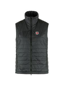 FJÄLLRÄVEN Стеганый жилет Expedition X-Lätt черного цвета