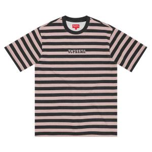 Топ Supreme Reverse Stripe Short-Sleeve Top, Black