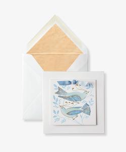 Открытка с изображением птиц.