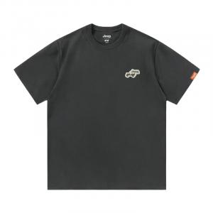 Футболка для школьников с круглым вырезом Moderate Jeep, темно-серый