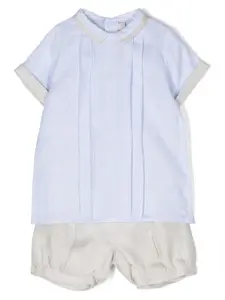 Шорты со складками La Stupenderia, синий