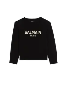 Шерстяной джемпер Balmain Paris, черный