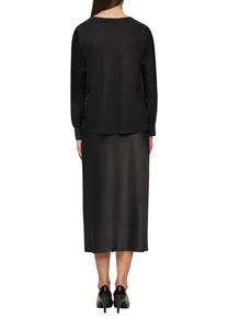 Топ с длинными рукавами MODIEUS s.Oliver BLACK LABEL, черный