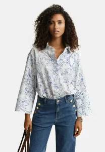 Блузка с цветочным принтом на пуговицах Gant, White