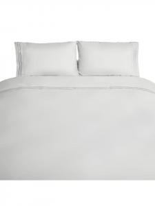 Постельное белье 200 х 220 см с 2 наволочками 50 х 70 см - комплект из 4 предметов, серый Almina, 200 x 220 см