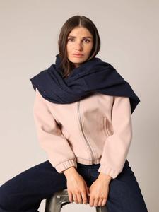 Шарф Deeluxe MORGANE, темно-синий