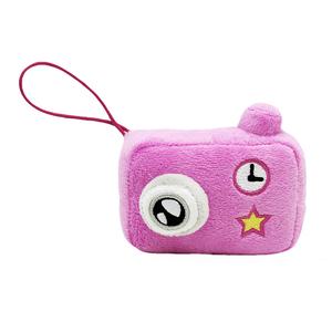 SHANGJIA Розовый плюшевый кулон в виде камеры, высота 8 см