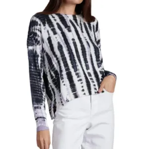 Свитер Sunsetter с эффектом тай-дай, цвет ледяной сирени, черный Sanctuary