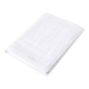 Скатерть Homescapes aus 100% Baumwolle, 137x1x228 см, белый