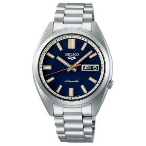 SEIKO Часы 5 Collection Automatic Mechanical Movement Stainless Steel Strap Watch 37.4mm Men's Watch Blue Dial, Blue Dial