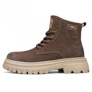 G.N.SHIJIA Короткие мартинсы 5,5 см мужские коричневые, цвет Brown