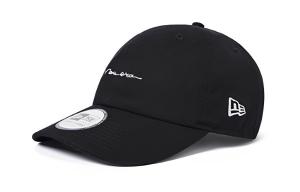 New Era Хлопковая бейсболка унисекс черная, Black