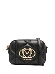Сумка через плечо с логотипом Love Moschino, черный
